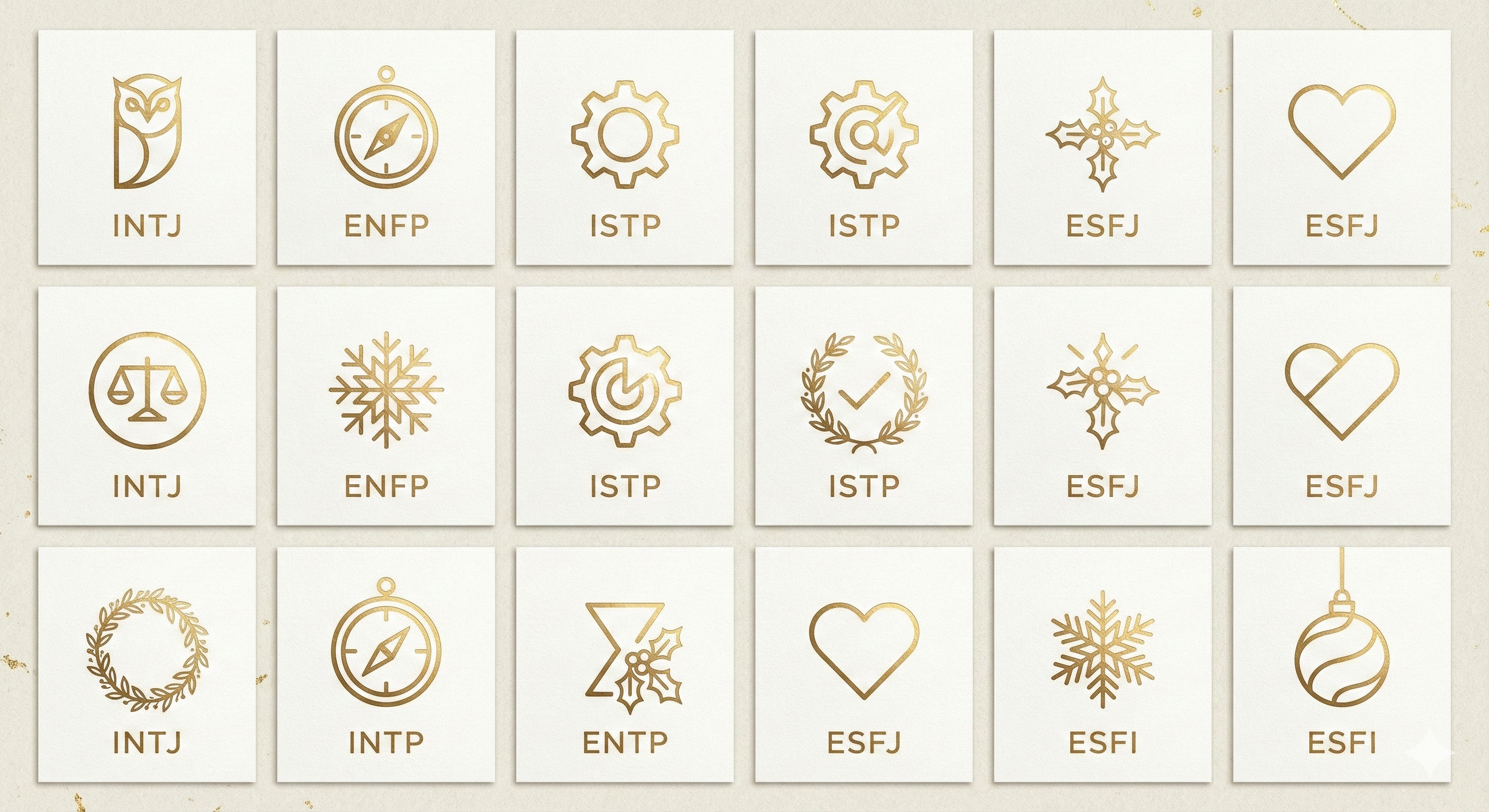 Mensagens de Natal para Cada Tipo MBTI (16 Perfis)